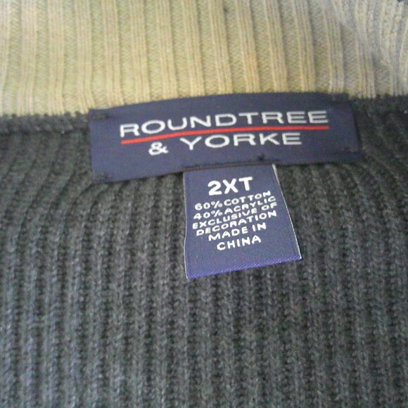 Men's Ribbed 2XLT Brown Jacket - Picture 4 of 5